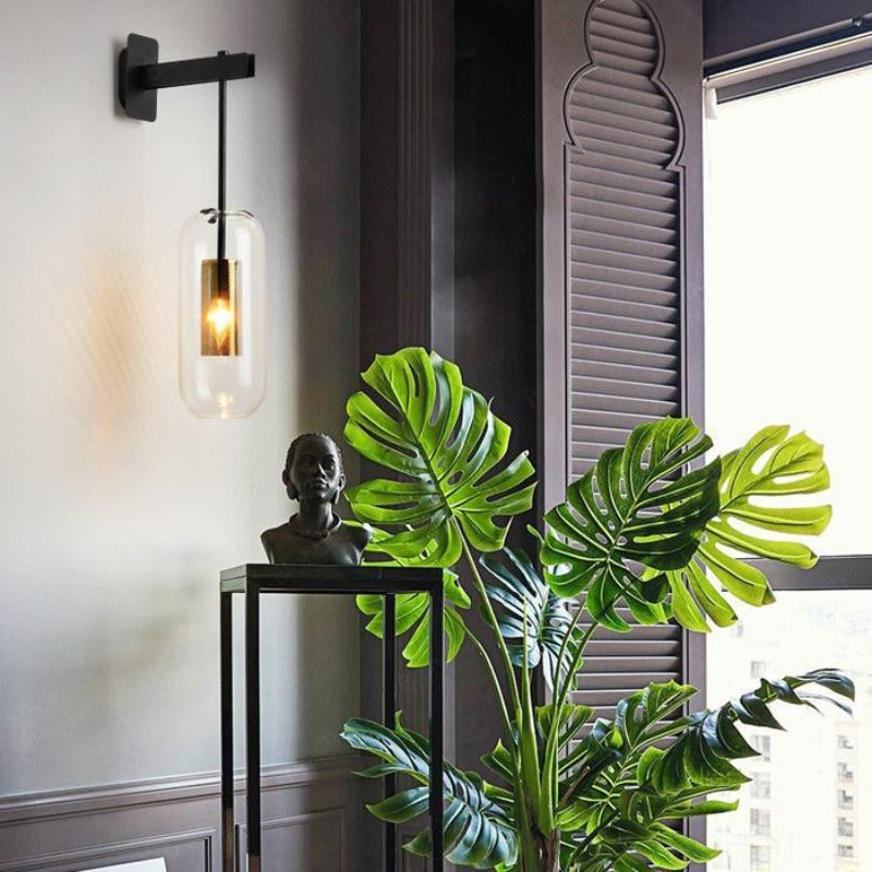 Post-modern Nordic Glass Wall Light