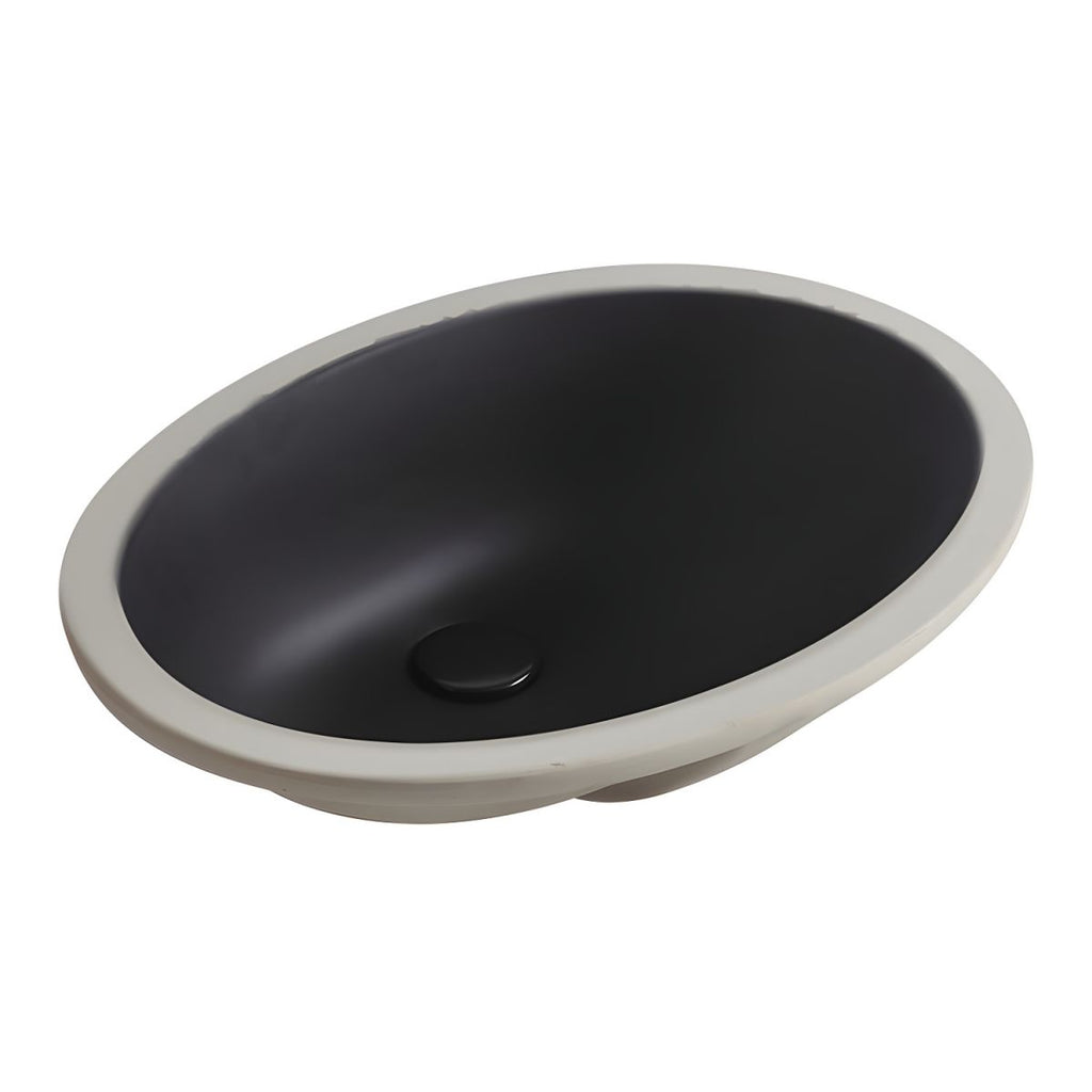 Black Undermount Vanity Sink Modern Porcelain Undermount Vanity Sink