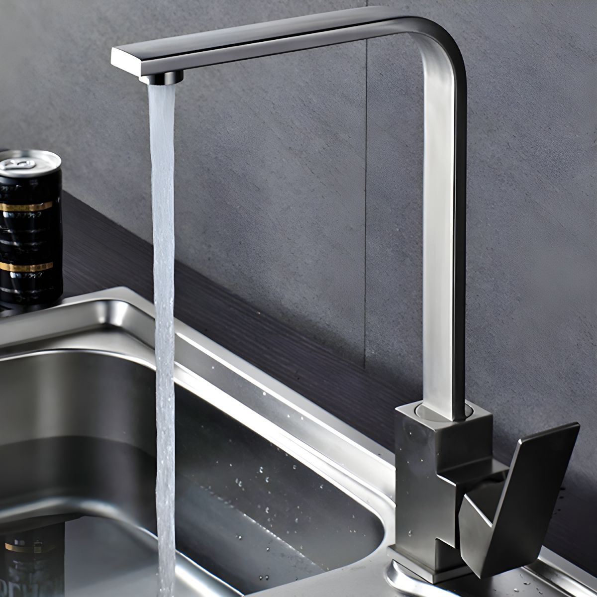 Contemporary Kitchen Faucet Swivel Spout High Arc Kitchen Bar Faucet