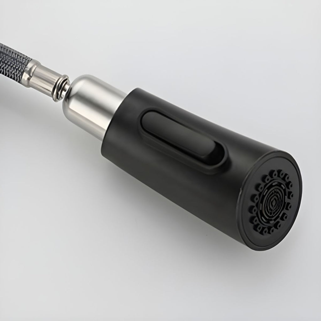 Pure Color Kitchen Faucet Rust Resistant Single Lever Handle Swivel Spout