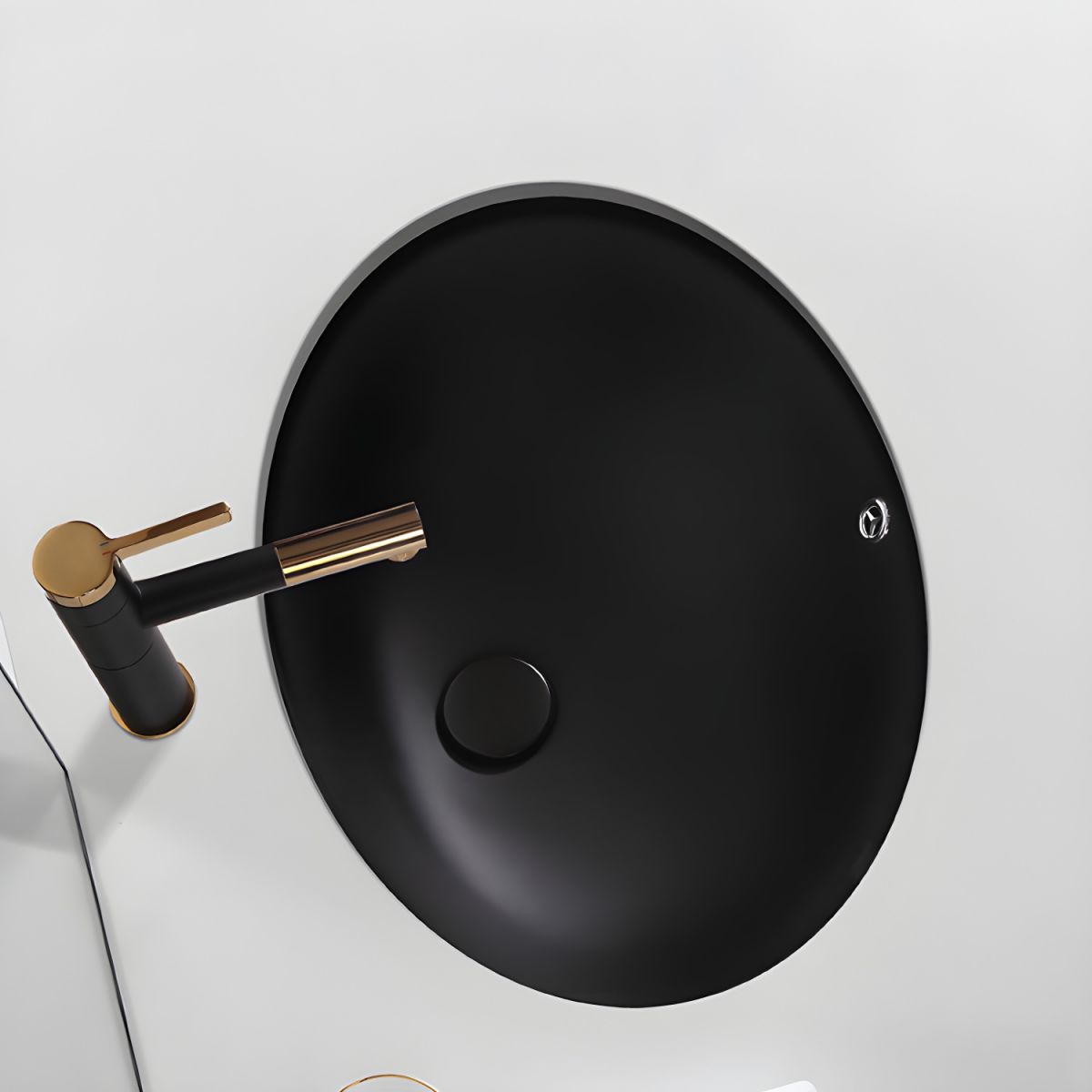 Black Undermount Vanity Sink Modern Porcelain Undermount Vanity Sink