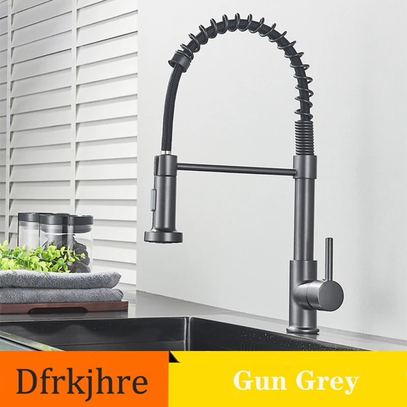 Pull Down Spray Single Lever Kitchen Tap