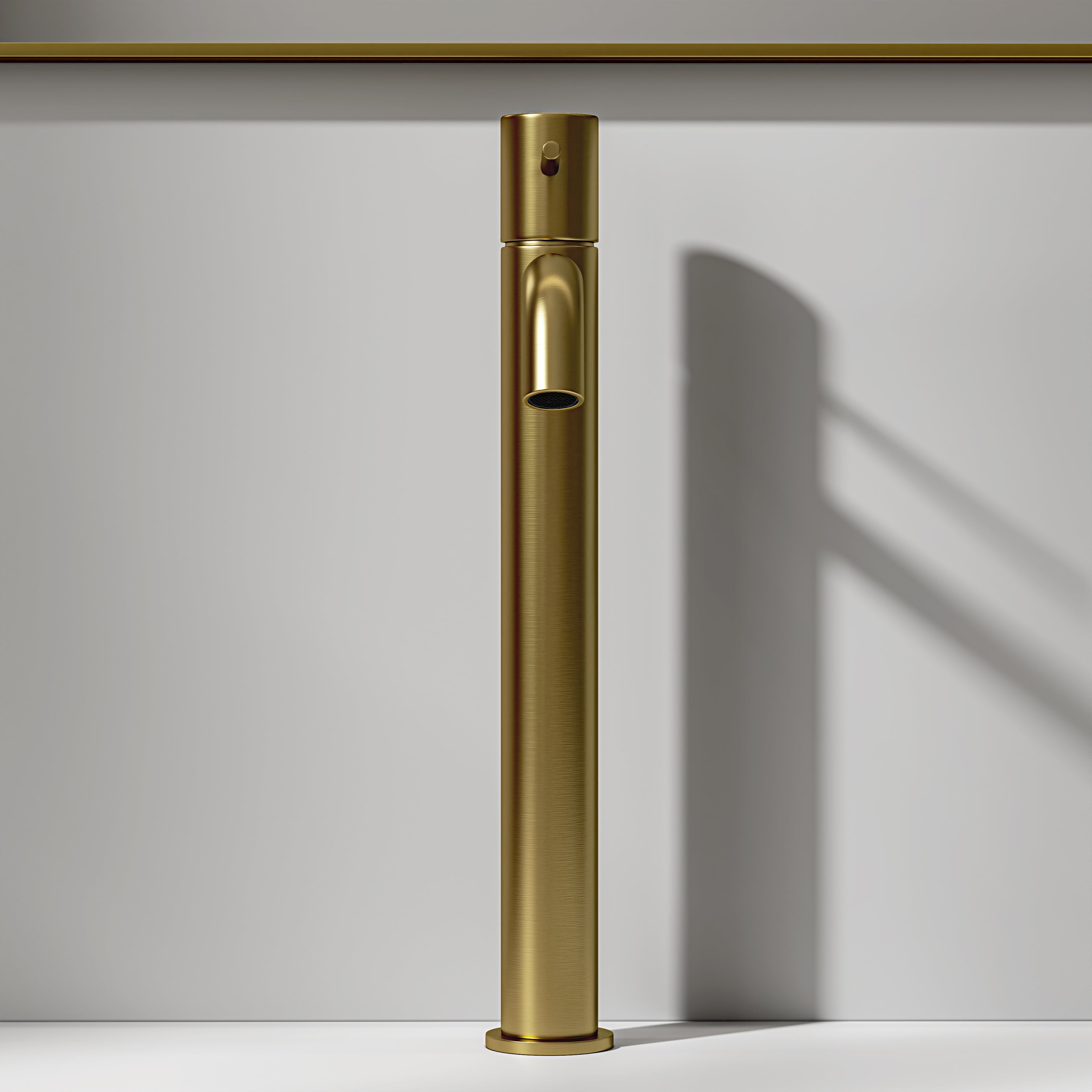 Tall Curved Spout Basin Mixer Tap