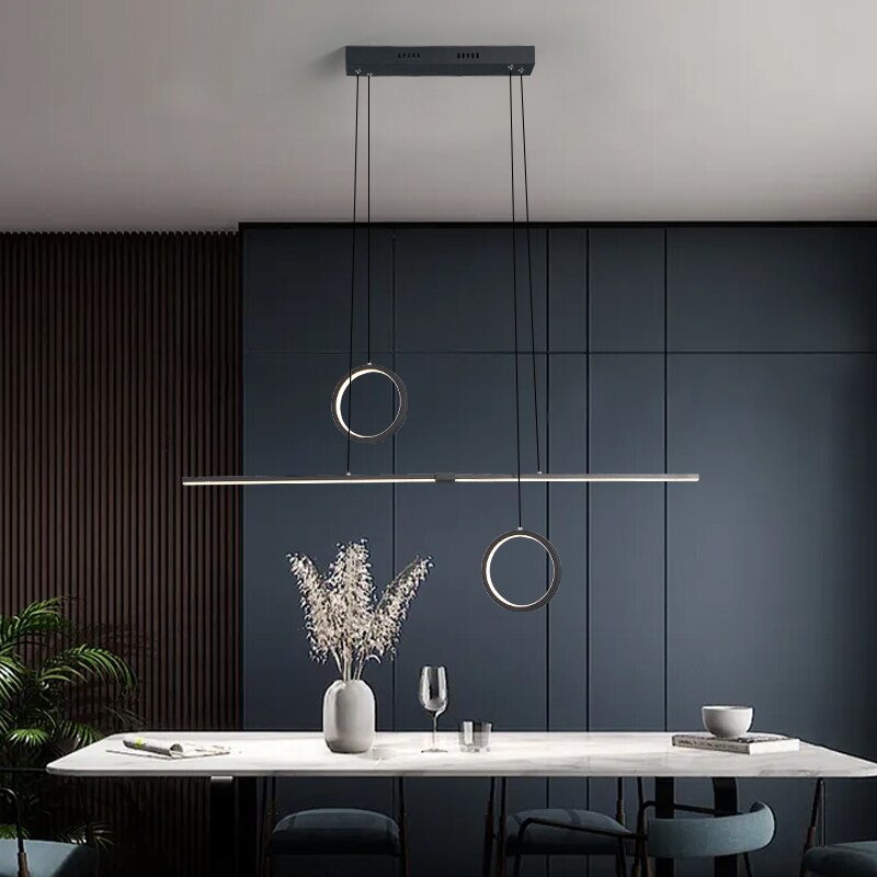 Minimalist Forms Modern LED Pendant Chandelier