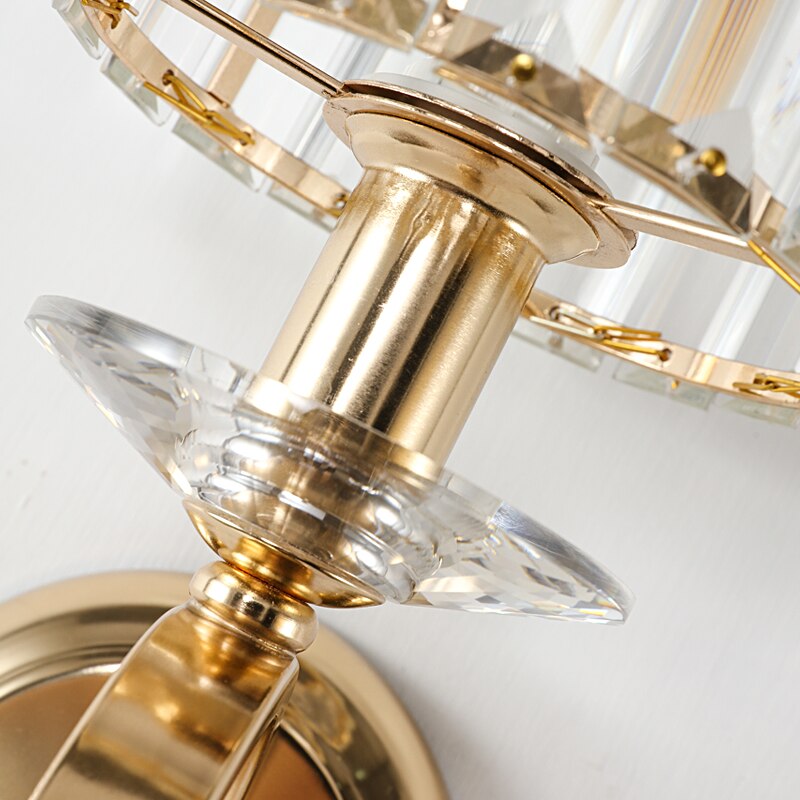 Jazz Glass Glamour Shade Wall Light