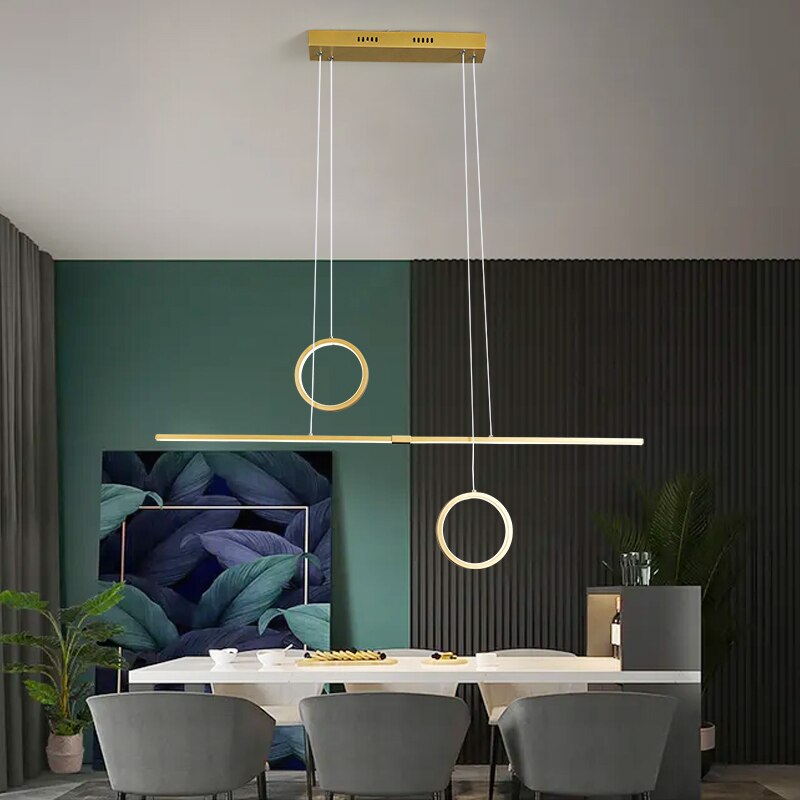 Minimalist Forms Modern LED Pendant Chandelier