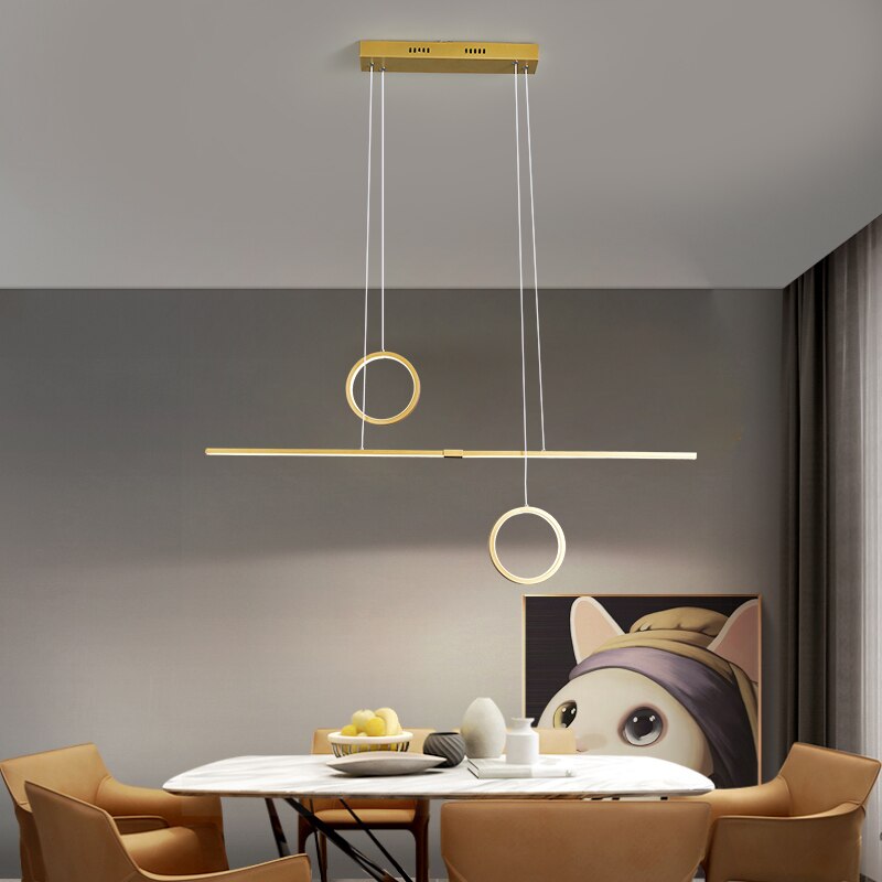 Minimalist Forms Modern LED Pendant Chandelier