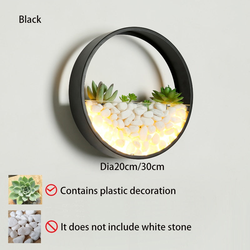 Nordic Botanical Plant Wall Lamp