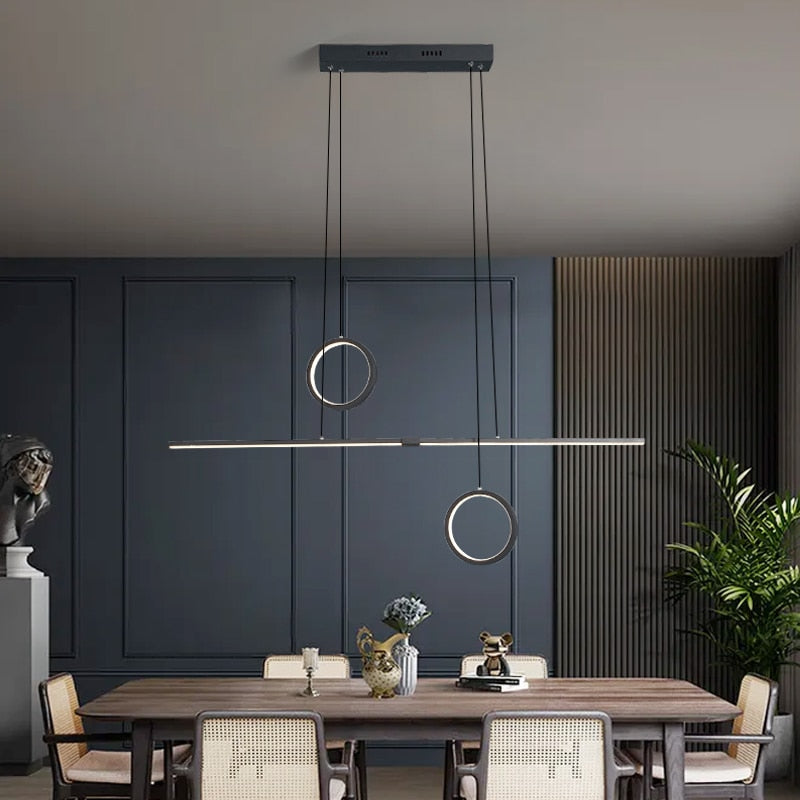 Minimalist Forms Modern LED Pendant Chandelier