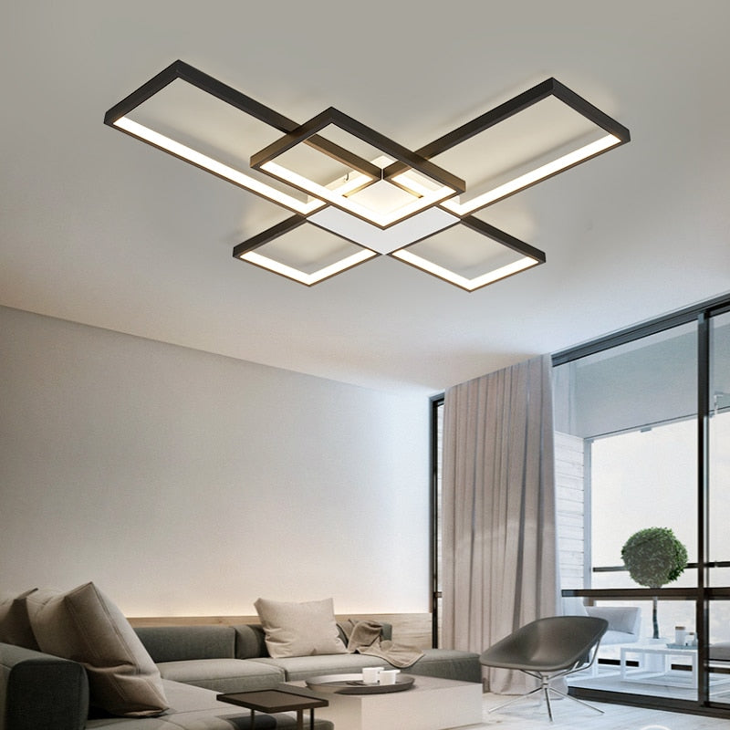 Rectangles Modern Led Ceiling