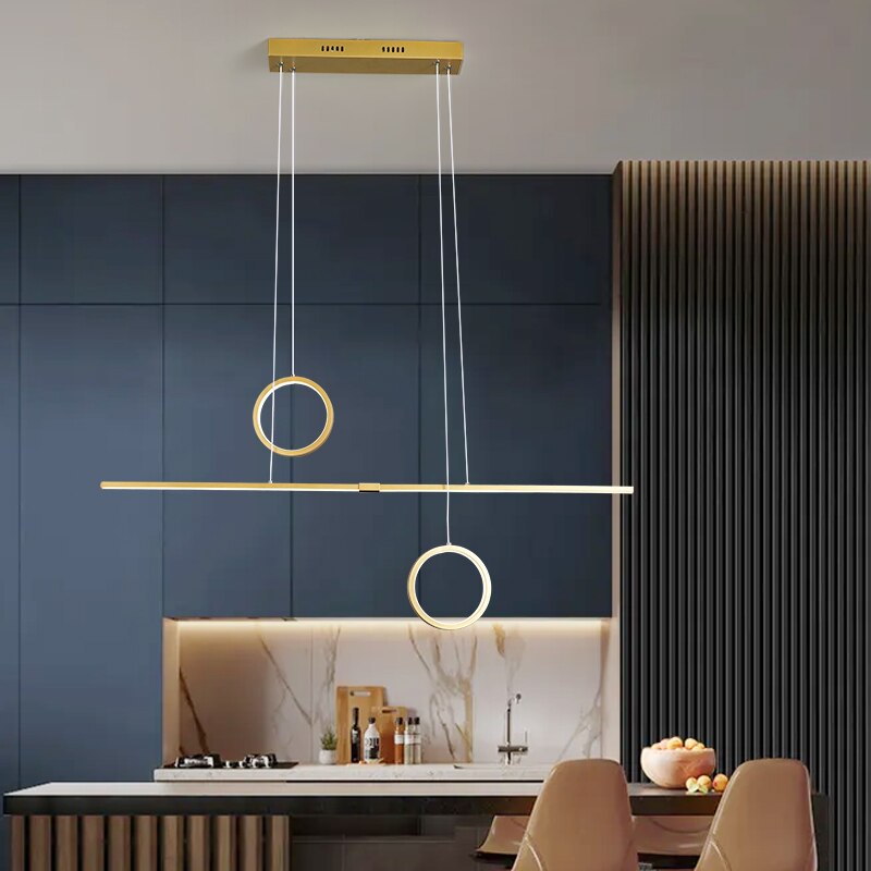 Minimalist Forms Modern LED Pendant Chandelier