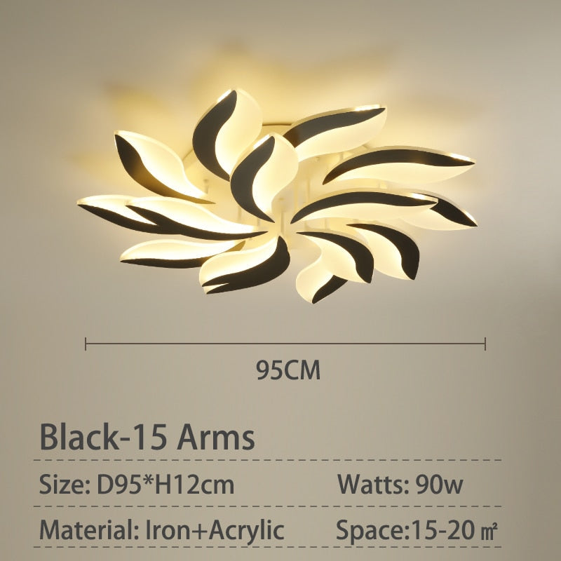 Glamour Fan Modern Led Ceiling