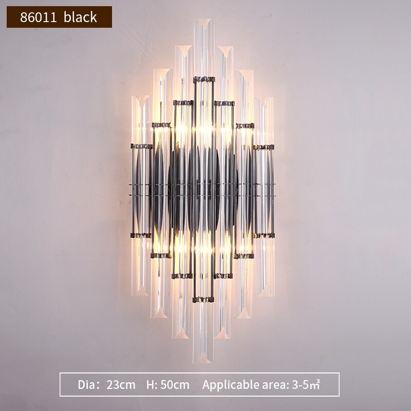 Modern Elegant Crystal Wall Light Led