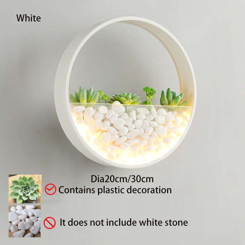 Nordic Botanical Plant Wall Lamp