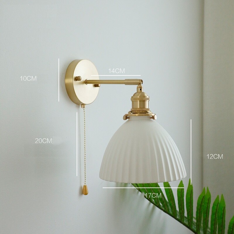 Retro Matte Switch Led Wall Light