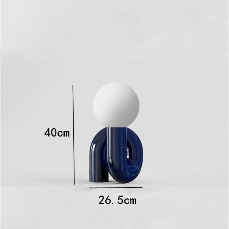 Shiny Glass Ball Led Table Lamp