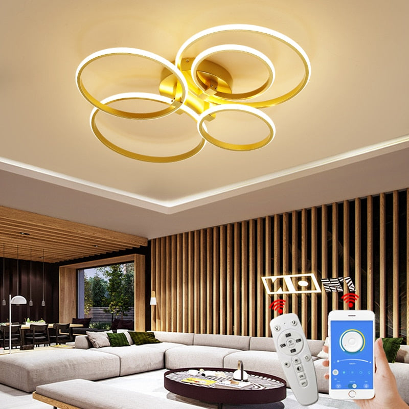 Harmony Circles Modern Led Chandelier