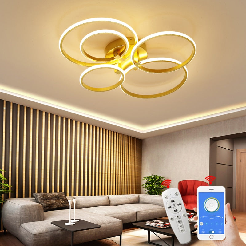 Harmony Circles Modern Led Chandelier