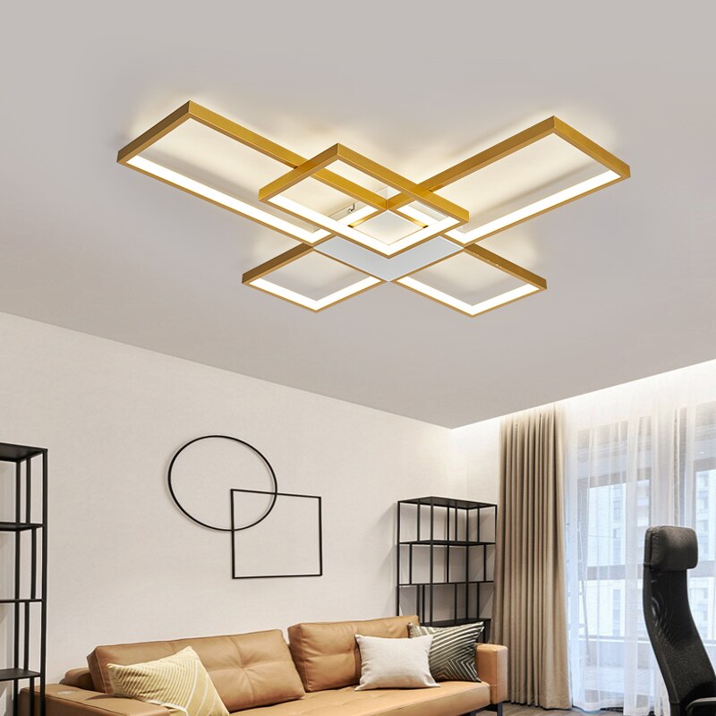 Rectangles Modern Led Ceiling