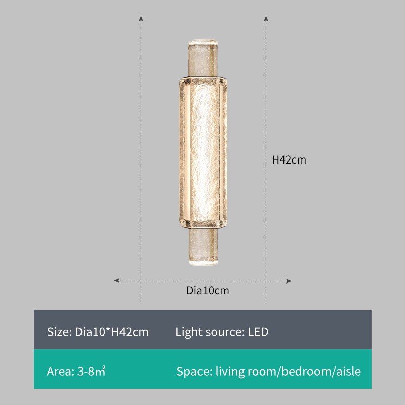 Modern Crystal Wall Led Lamp