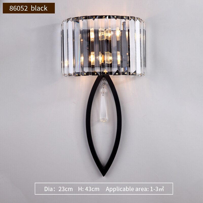 Modern Elegant Crystal Wall Light Led