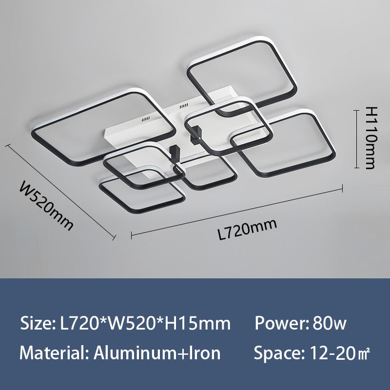 Celestial Modern Led Ceiling Lamp