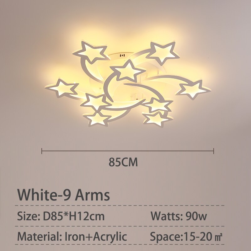 Starry Chic Modern Led Chandelier