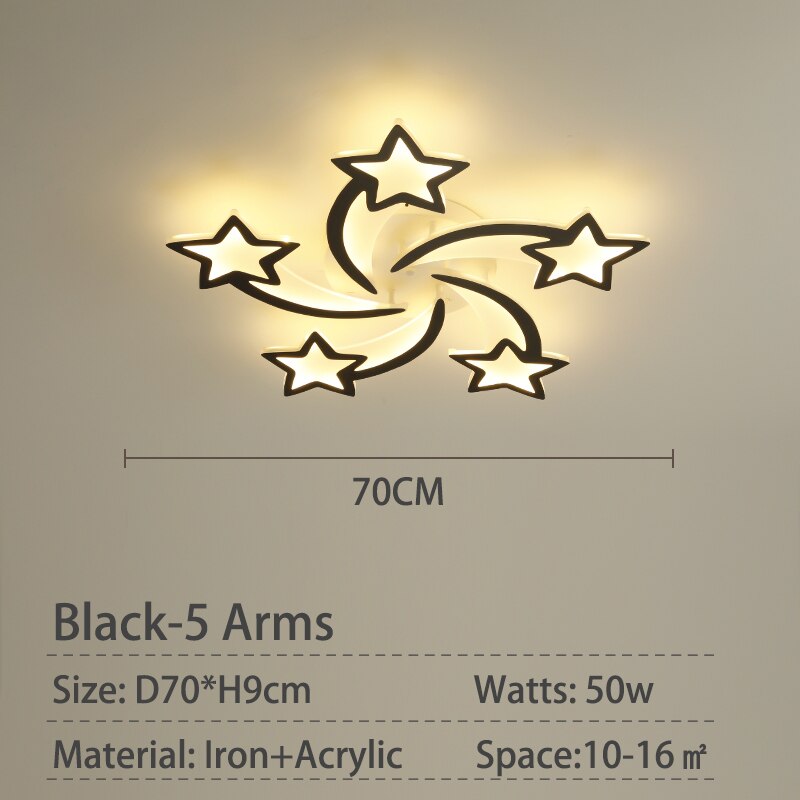 Starry Chic Modern Led Chandelier