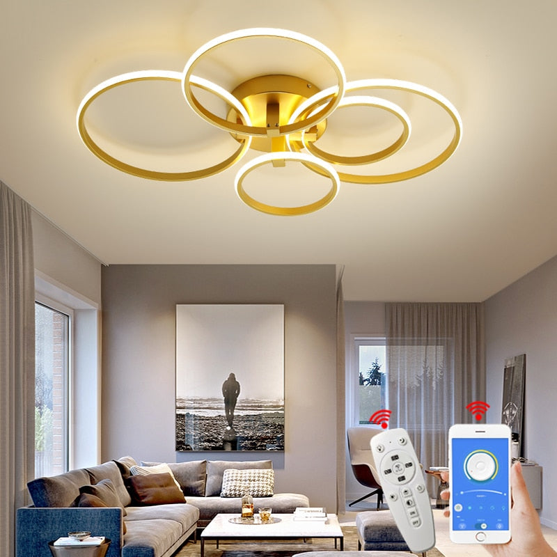 Harmony Circles Modern Led Chandelier
