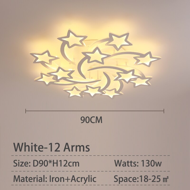 Starry Chic Modern Led Chandelier