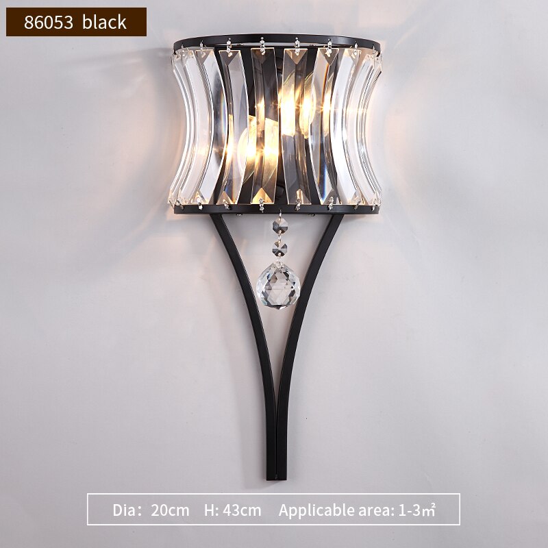 Modern Elegant Crystal Wall Light Led