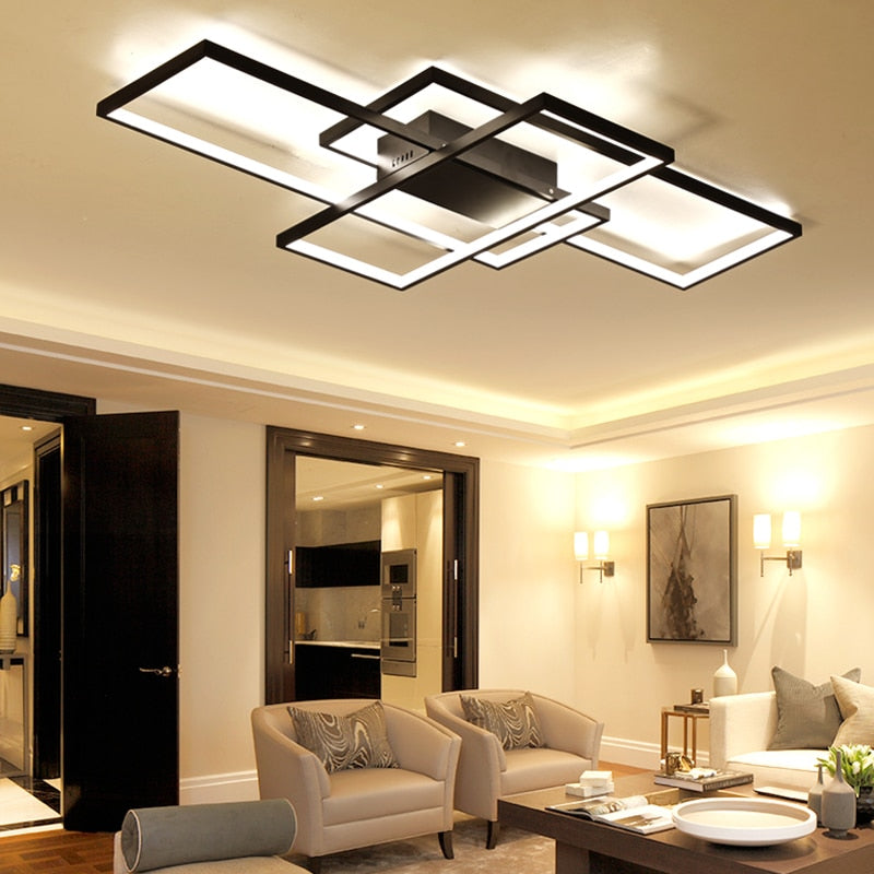 Rectangle Allure Modern Led Ceiling Light