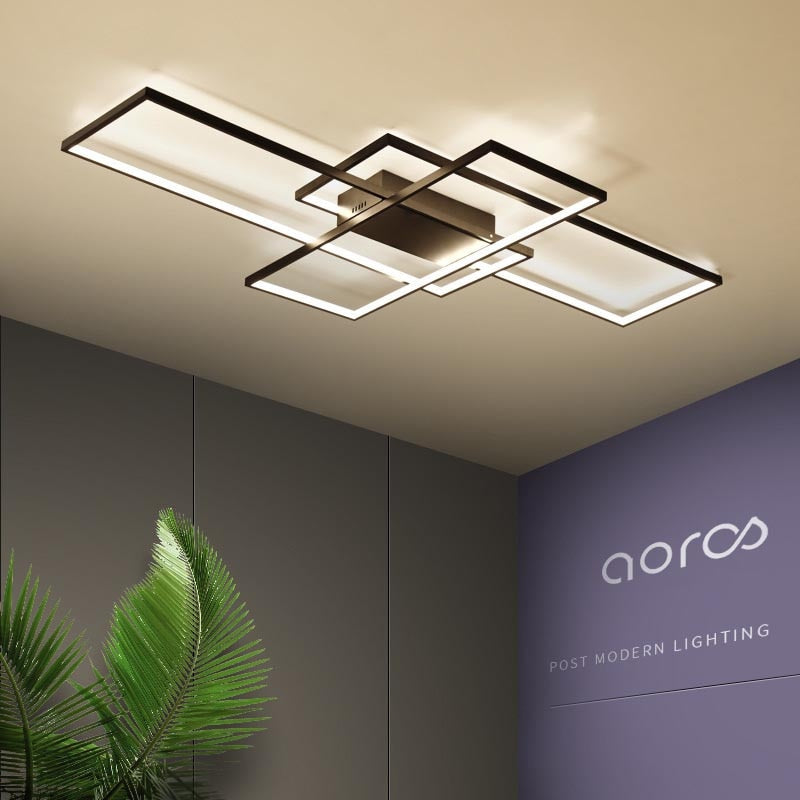 Rectangle Allure Modern Led Ceiling Light