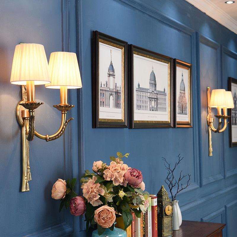 American Classic Vintage Full Copper Wall Lamp