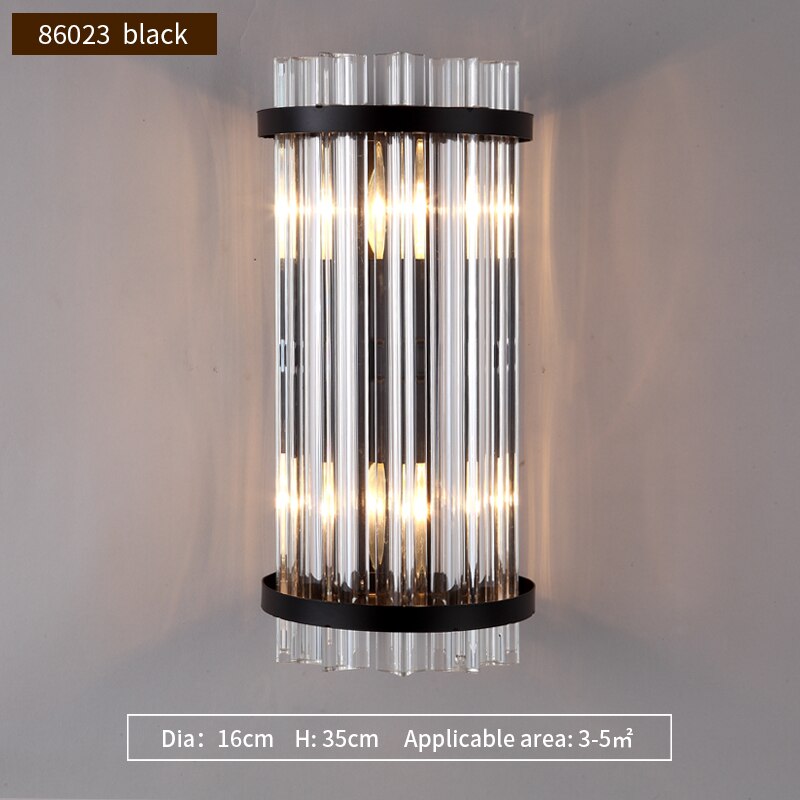 Modern Elegant Crystal Wall Light Led
