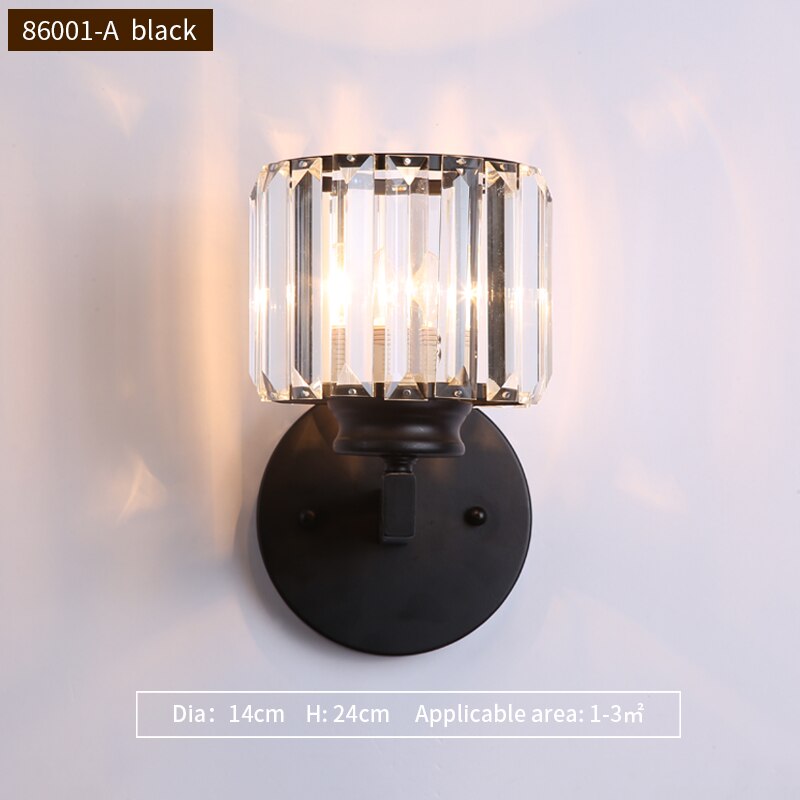 Modern Elegant Crystal Wall Light Led