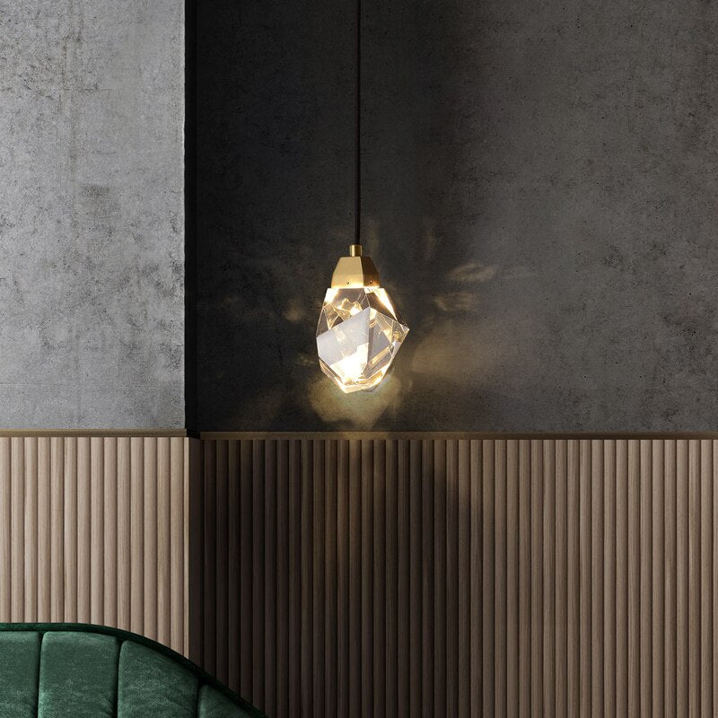 Modern Prism Crystal Wall Lamp