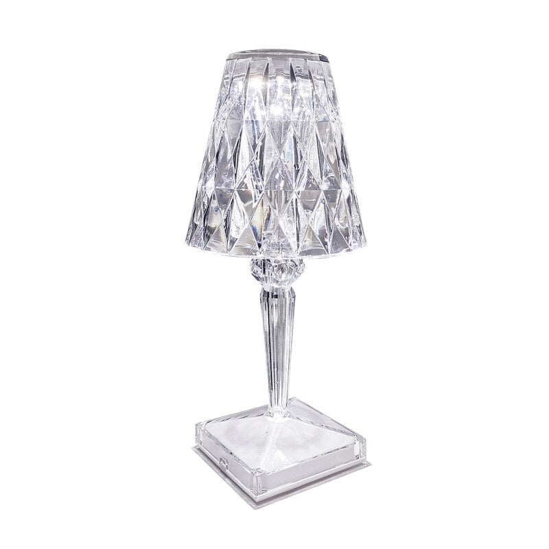 Modern Diamond Crystal Table Lamp