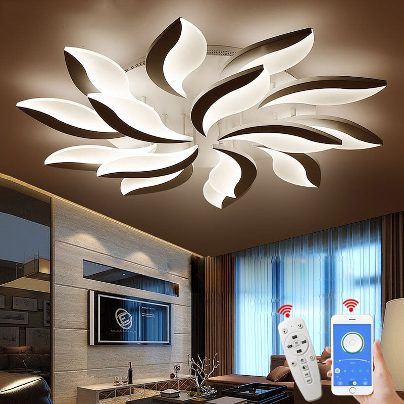 Glamour Fan Modern Led Ceiling