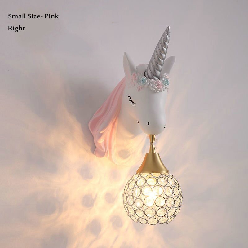 Unicornn Cartoon Kids Wall Hanging Led Lamp