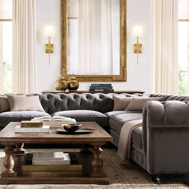 Classic Rustic Industrial Wall Sconce Set