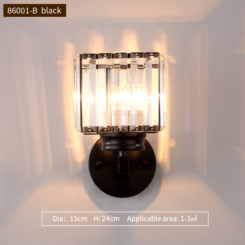 Modern Elegant Crystal Wall Light Led