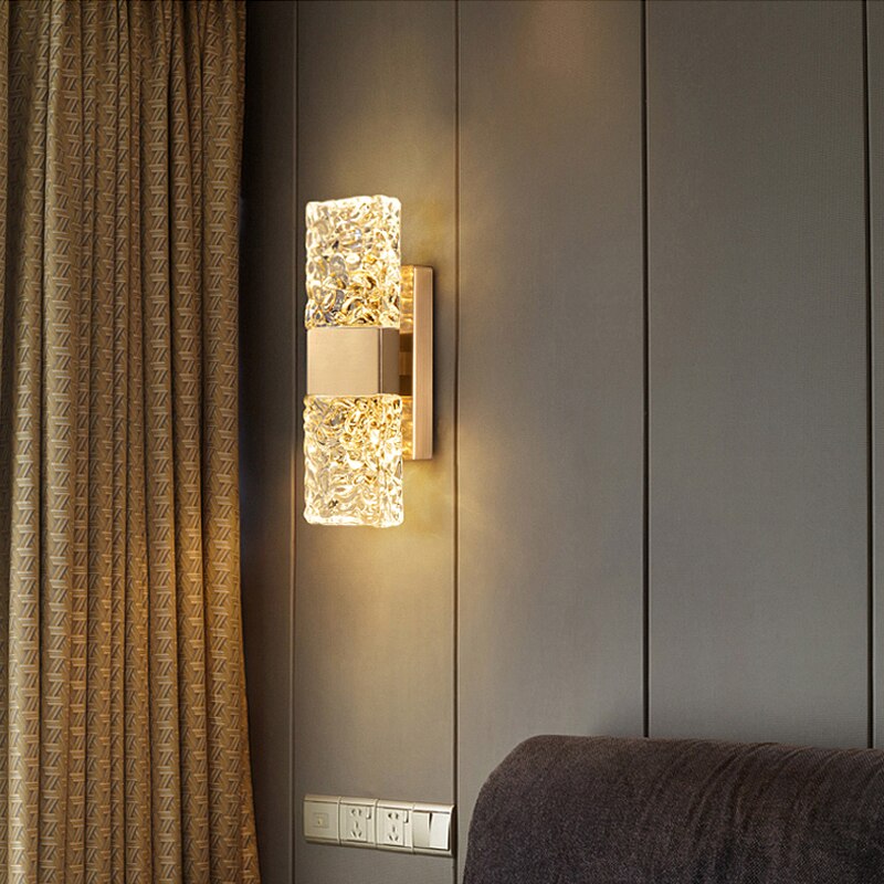 Nordic Crystal Glamour Wall Lamp