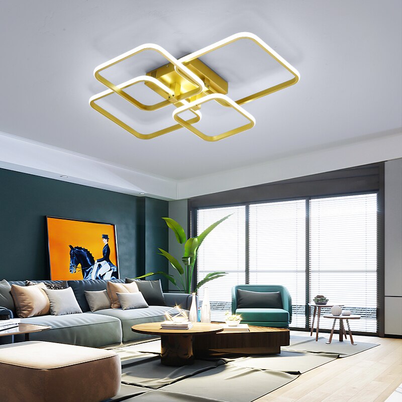 Square Balance Modern Led Ceiling
