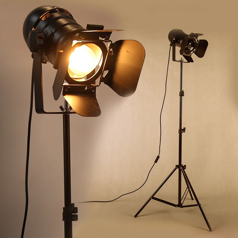 Retro Tripod Single Head Floor Lamp