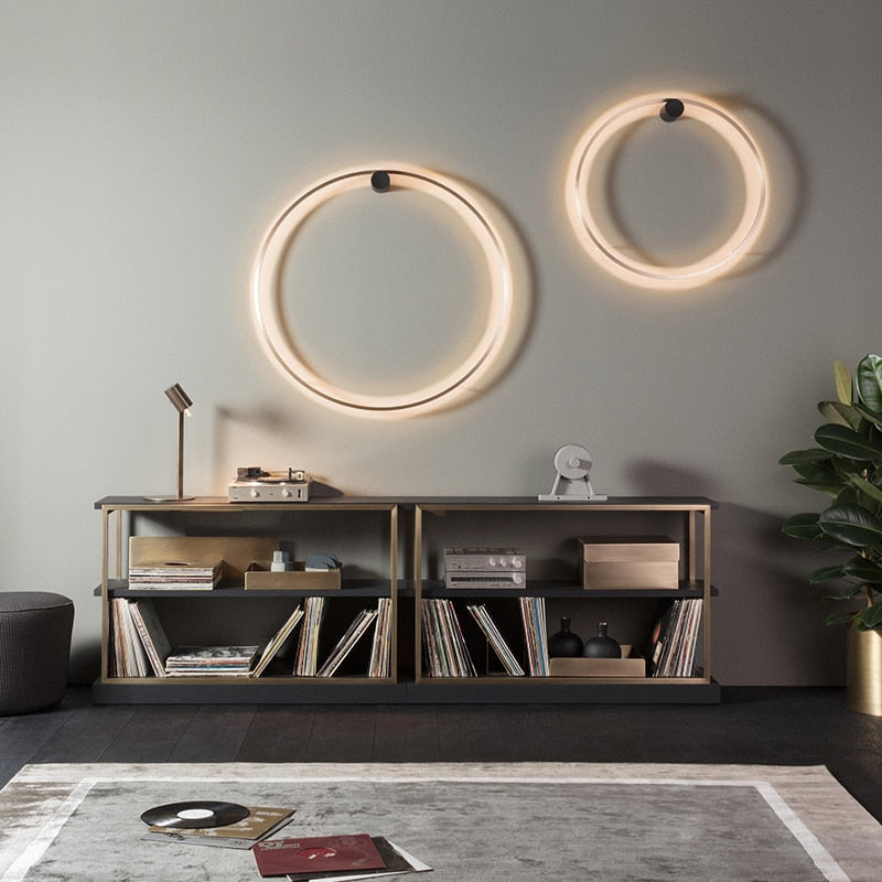Modern Art Round Led Wall Light