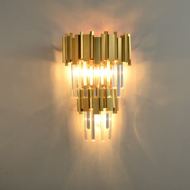 Art Deco Postmodern Stainless Steel Led Lamp