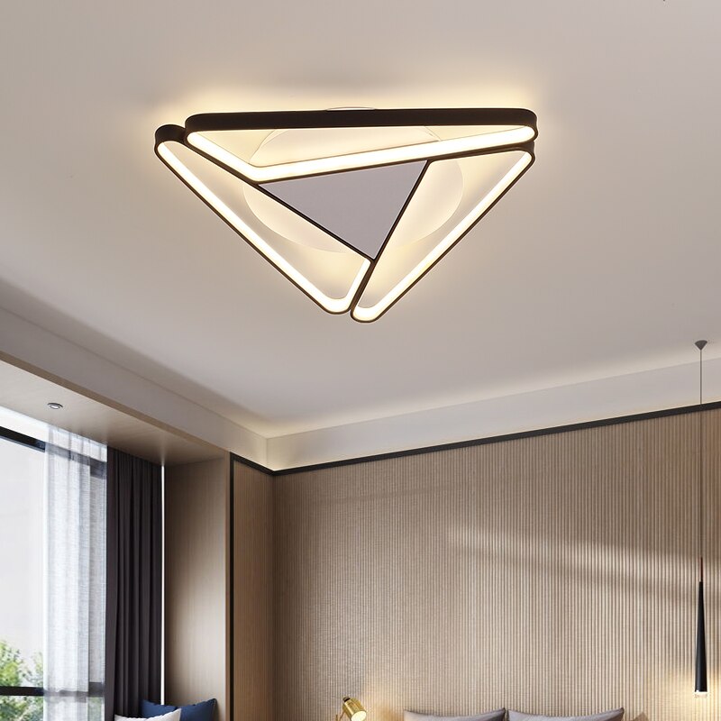 Triangle Surface Shadows Modern Led Ceiling