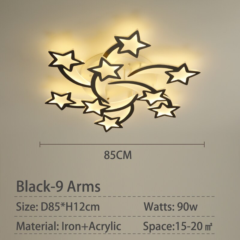 Starry Chic Modern Led Chandelier