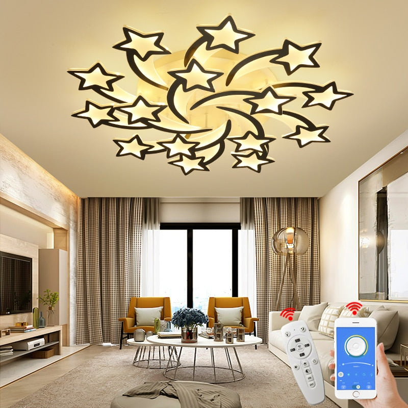 Starry Chic Modern Led Chandelier